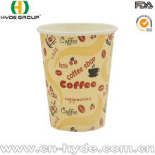 Tasse jetable de papier de café potable 8oz avec le couvercle